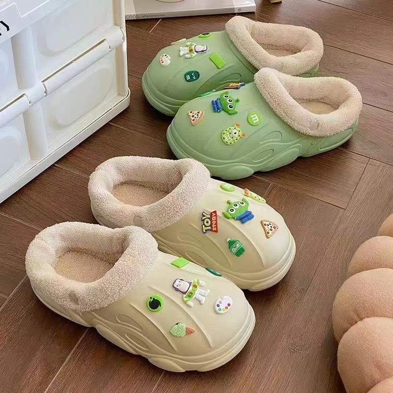 Non-Slip Silent And Warm Cotton Slippers