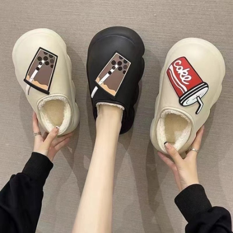 Slip-On Cotton Slippers