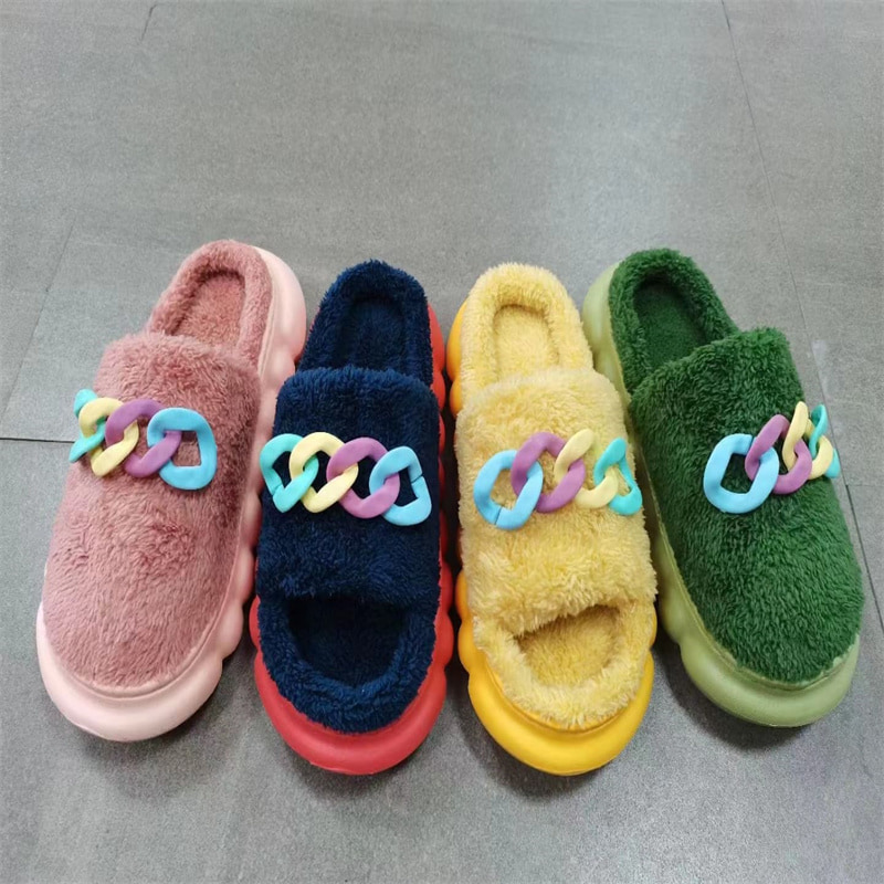 Indoor Non-Slip Cotton Slippers