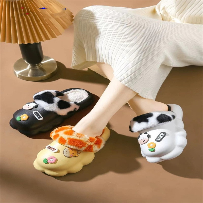Cute Animal Cotton Slippers