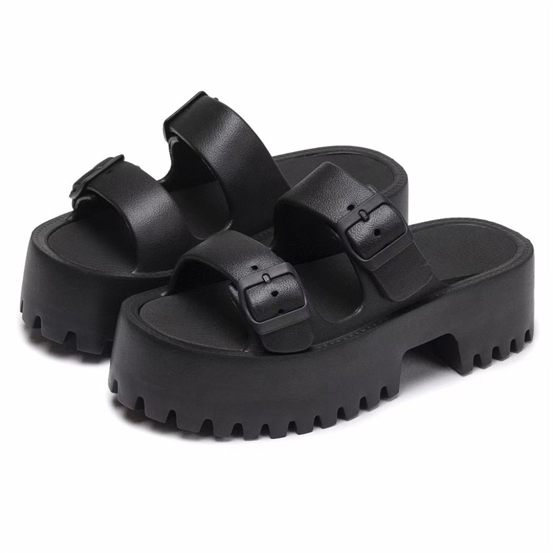 Ladies Outdoor Platform Slippers