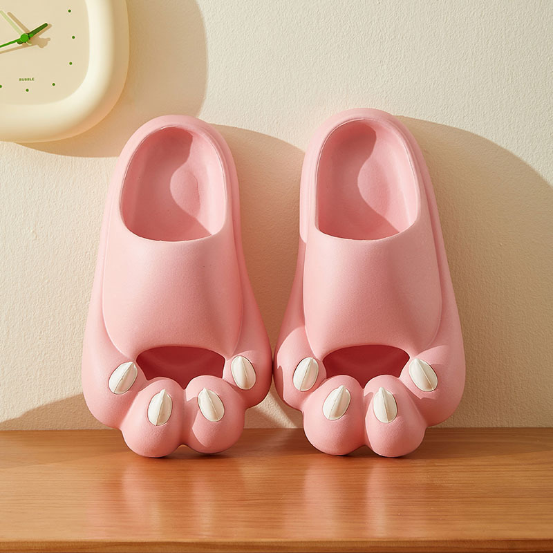 EVA Cute Cat Claws Thick Sole Slippers