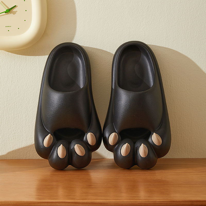 Step On the Cloud EVA Cute Cat Claws Thick Sole Slippers
